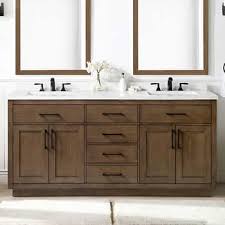 50 hand crafted single and double sink vanities with natural solid travertine, granite or marble stone tops. Ernest 60 Bath Vanity Costco
