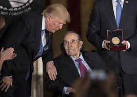 He touches thumb to pinkie. Congress Passes Bill To Promote Bob Dole To Colonel The Kansas City Star