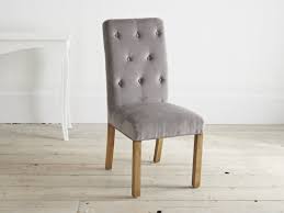 Modern And Stylish High Back Dining Chair Slightly Curved For Good Lumbar Support Gorgeous Buttons And Stitching Dining Chairs High Back Dining Chairs Chair