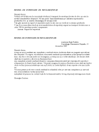 Scrisoarea formala nu este altceva decat o alta buna am nevoie de o scrisoare de plangere letter of complaint in engleza impotriva unui restaurant. Modele De Scrisori De Reclamatie Pdf