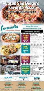 Voted San Diego S Favorite Pizza Leucadia Pizzeria And Italiant Restaurant Encinitas Ca