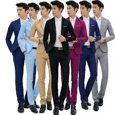 Sesetengah jenis baju lelaki datang tepat dari pakaian seragam. Lelaki Formal Perkahwinan Pengantin Suit Satu Butang Slim Fit Jacket Tuxedos Coat Pants Shopee Malaysia