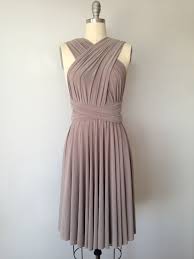 Taupe Infinity Dress Convertible Formal Multiway Wrap Dress Bridesmaid Dress Party Dress Cocktail Dres Evening Dresses Short Wrap Dress Bridesmaid Nice Dresses