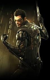 Adam Jensen Deus Ex Human Revolution Deus Ex Human Cyberpunk City Deus Ex Mankind Divided