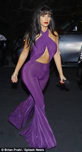 Who is for sure buying mac selena? Kim Kardashian Transforms Into The Late Selena Quintanilla Daily Mail Online