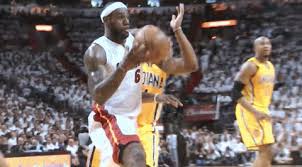 Lebron james shocks lakers crowd after taking over in final minutes! Lebron James Dunk Gif Find Share On Giphy