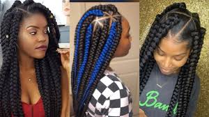 2020 New Jumbo Box Braids Hairstyles For Black Women Youtube Dark brown jumbo braid hairstyle. 2020 new jumbo box braids hairstyles