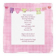 Triplet Girl Baby Shower Footprints With Pink Bow Invitation Zazzle Com With Images Twin Girls Baby Shower Girl Baby Shower Bow Invitation