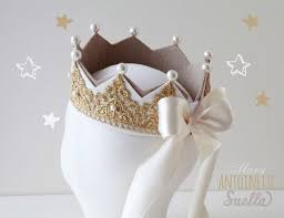 Diy Birthday Crown For Adults Shop For Cheap Diy Pearl Felt Birthday Crown With White Bow Birthday Crafts Homemade Felt Crown Coronas De Encaje Manualidades Corona De Fieltro