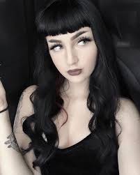 Horrorhailey Goth Hair Curly Hair Styles Naturally Black Curly Wig