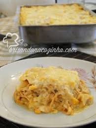 Canelone De Frango Com Creme De Milho Lasanha De Frango Com Creme De Milho Lasanha De Frango Receitas Creme De Frango
