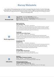 Then have a look at these words that you can use in the about me section on your resumé. Mining Engineer Resume Sample Kickresume