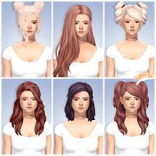 This ensures that any new customer can quickly search for personalized content using the site map. Lana Cc Finds Catplnt Semi Mini Cc Dump Hair Recolors Sims 4 Sims Hair Sims
