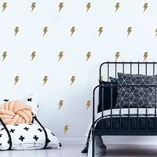 Free returns 100% satisfaction guarantee fast shipping Lightning Bolt Wall Decals Labeldaddy