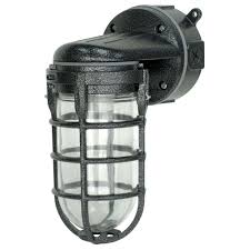 Southwire Industrial 1 Light Hammered Black Outdoor Weather Tight Flushmount Wall Light Fixture L1707svblk The Home Depot