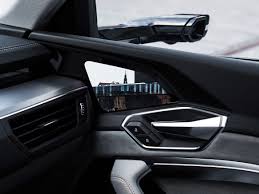 Audi S Electric E Tron Suv Ditches Side View Mirrors For Sleek Silent Cameras Side Mirror Car Audi E Tron Side Mirror