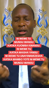 Ewe Mungu Wa Daniel Ni Wewe Ninataka Keo