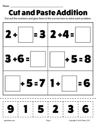 Worksheets, lesson plans, activities, etc. Free Printable Cut And Paste Math Worksheets For Kindergarten Glue Red Graph Paper Cut And Glue Worksheets Free Worksheets Algebra 1 Formula Sheet Art Of Problem Solving Algebra 8 3rd Grade Activities