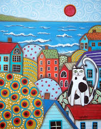 My Opera Is Now Closed Opera Software Naive Art Folk Art Painting Whimsical Art