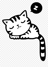 See black and white cat stock video clips. Cat Kitten Clip Art Cat Cartoon Black And White Png Download 5298444 Pinclipart