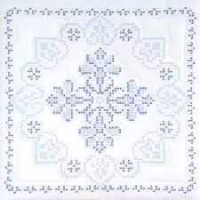 Stamped cross stitch & embroidery. Xx Americana 18 Quilt Blocks Jack Dempsey Needle Art