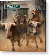 1920 x 1080 @30 avc1. Wall Street Bull And Bear Markets Acrylic Print By Doug Kreuger