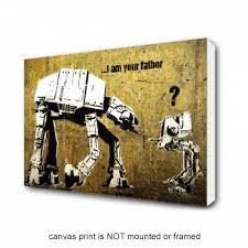 Display your inner love for your favorite fictional character or movie. Banksy Star Wars Inspired I Am Your Father Poster 2 Sizes Available Or Canvas Ships Free 13 Deals