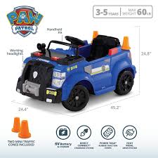 Nickelodeon S Paw Patrol Marshall Rescue Fire Truck Ride On Toy By Kid Trax Walmart Com Walmart Com