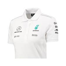 Mercedes Germany Amg Petronas F1 Team Ladies Polo Shirt White Clothing Polo Shirts Shop By Team Formula 1 Teams Mercedes Amg F1store Net