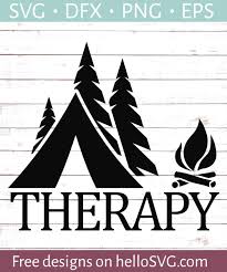Free Free 163 Camping Is My Therapy Svg Free SVG PNG EPS DXF File