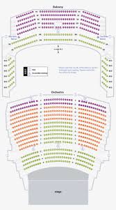 seating chart coc performing arts center seating chart png