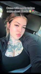 Beautiful Floral Chest Tattoo Designs