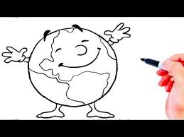 رسم سهل طريقة رسم الكرة الارضية للاطفال تعليم الرسم للاطفال رسومات بالرصاص تعلم الرسم youtube art fictional characters character