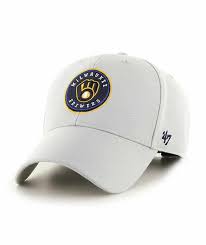 Milwaukee Brewers 47 Brand Gray Mvp Adjustable Hat In 2020 Milwaukee Brewers Adjustable Hat 47 Brand