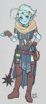 art d d group started up again so i went straight to designing my water elemental genasi cleric meet nerida alien character character design dnd characters