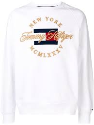 Tommy Hilfiger New York Logo Embroidered Sweatshirt Farfetch New York Logo Embroidered Sweatshirts Sweatshirts