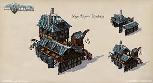 Siege Engine Workshop Environment Concept Art Art Design Concept Art