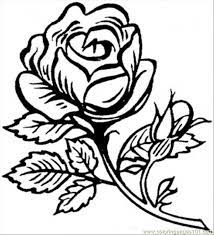 Mandala flower printable coloring page. Beautiful Big Rose Coloring Page For Kids Free Flowers Printable Coloring Pages Online For Kids Coloringpages101 Com Coloring Pages For Kids