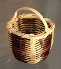Sw handwoven basket, wedding basket style, woven plant material over coils, natural color, 9.5 inches across, american indian style basket. Native American Basket Weaving History Techniques Study Com