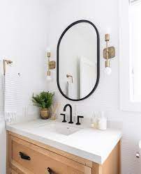 Leclair Decor On Instagram Too Tired After Walking All Day At Market To Come Up With A Caption Tonight Help Us Round Mirror Bathroom Bathrooms Remodel Decor