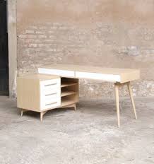 bureau d angle ou droit compose de 5 tiroirs blancs table a manger en verre mobilier table a manger