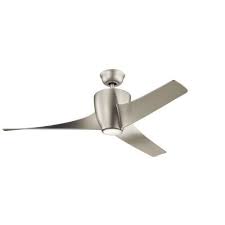 Kichler 310175ni Sleek Stylish And Solid Phree S Triangular Body And Precision Blades Are Molded Into O Ceiling Fan Led Ceiling Fan Ceiling Fan With Light
