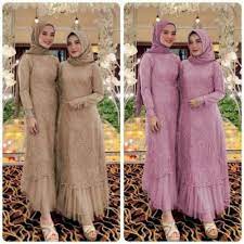 Aneka model baju batik wanita remaja sampai wanita dewasa baik model baju lengan panjang ataupun pendek bisa kamu pilih menjadi model atasan terbaik dalam memadukan model celana ataupun rok yang bisa kamu pakai ketika menghadiri sebuah acara resmi atau non formal dan santai seperti acara pesta dengan memakai baju batik gaya casual sampai model baju batik muslim yang tak kalah cantik dan elegan. Jual Mantul Baju Gamis Muslim Terbaru 2020 2021 Model Baju Pesta Wanita Jakarta Barat Ara S H O P Tokopedia