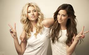 Слушать песни и музыку natalie taylor онлайн. Long Hair Hand Gesture Looking At Viewer Alyson Michalka White Background White Clothing Two Women Celebrity Long Hair Brunette To Blonde Brunette