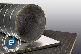 Operating limits temperature velocity surface burning characteristics (fire hazard classification). Duct Liner Johns Manville