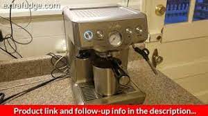 The remainders of coffee grounds cause the drinks to taste sourer and stronger than before. How To Do A Cleaning Cycle On The Breville Espresso Machine Youtube
