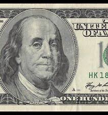 Uncertified $100 2006 US Small Size Paper Money Notes for sale