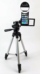 Socialite Mini Led Live Video Photo Fill Ring Light Kit Incl 2 Mini Selfie Lights Tripod Stand Remote Mounts Your Ipad Tablet Dslr Cameras Iphone 6s Plus Smartphones For Teleprompter Facetime