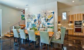 If you're looking to update your dining room, bring a fresh feel to your space with the colour blue. How To Get A Blue And Orange Dining Room Home Design Lover