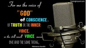 This is an unofficial feed authorized, but not sponsored by voice of get fast, free delivery with amazon prime. For Me The Voice Of God Of Conscience Of Truth Or The Inner Voice Or The Still Small Voice Mean One And The Same Thing Mahatma G The Voice Inner